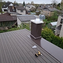 Chimney trim and tin elements