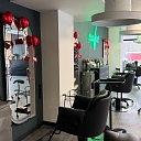 Modern and stylish hair salon.