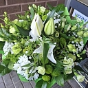 White and green flower bouquet