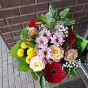 Multicolored flower bouquet