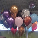 Hēlija balonu pušķis svinībām