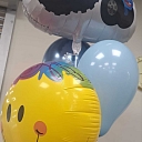 Balloon composition for a boy