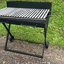 Grill on casters