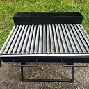 Grill on casters