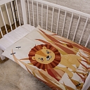 Linen bed linen for babies