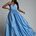 Zila maxi kleita