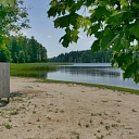 Fishing in Cieceres lake