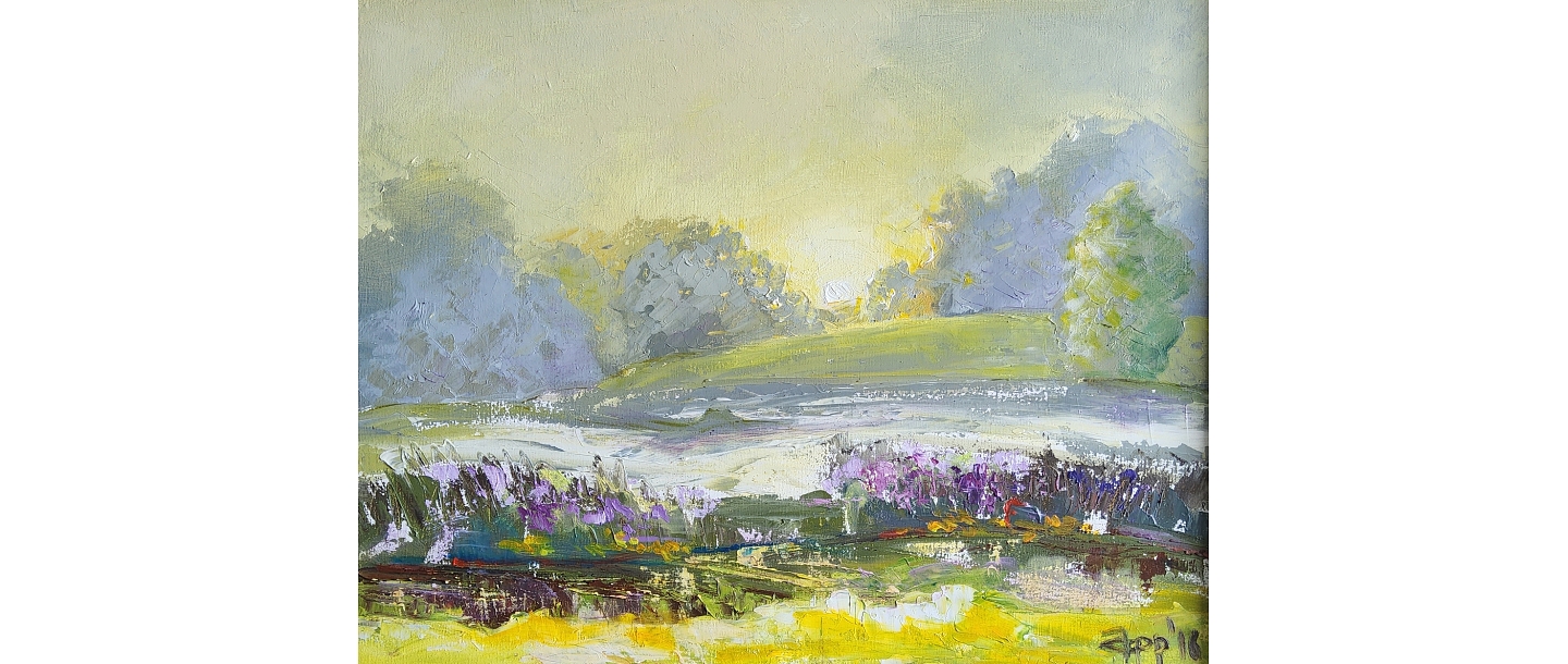 Paintings of nature scenes