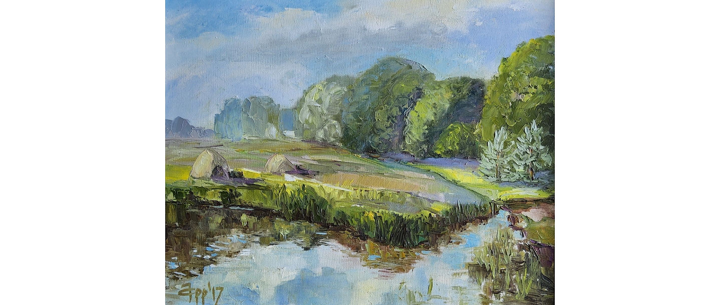 Paintings of nature scenes