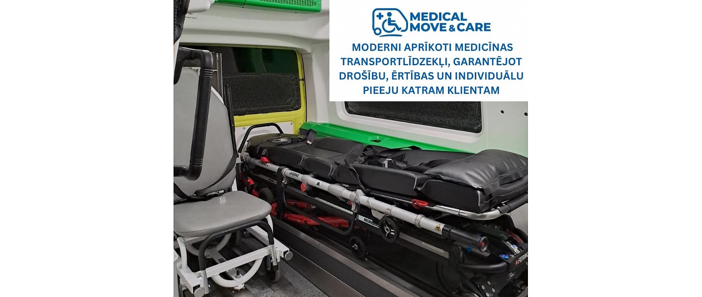 Modernly equipped medical vehicles