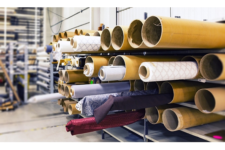 wholesale of fabrics intended for production of work clothes