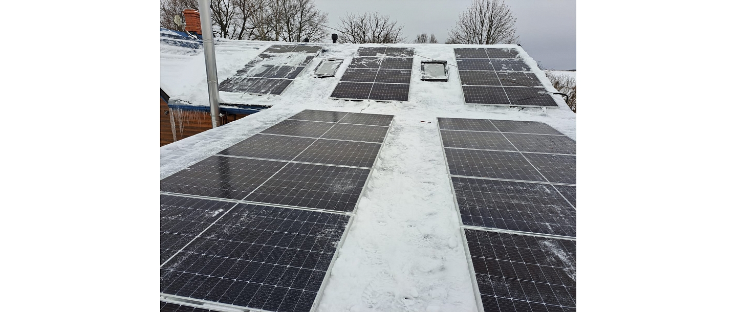 5kW on the roof of a private house in Chornaya parish