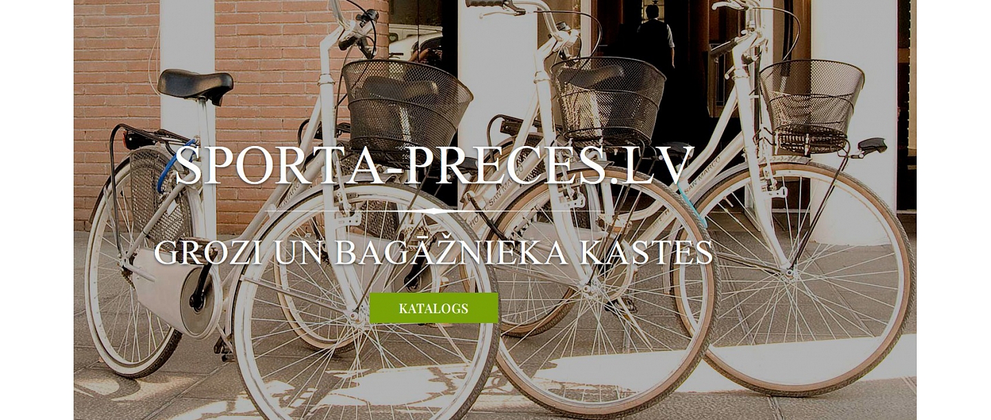 velosipēdu grozi un bagāžnieka kastes
