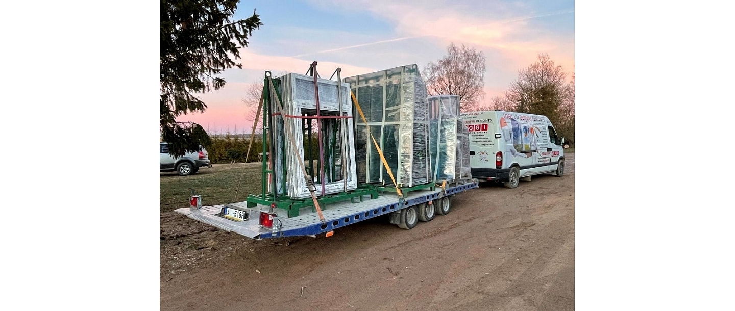 Delivery of PVC windows