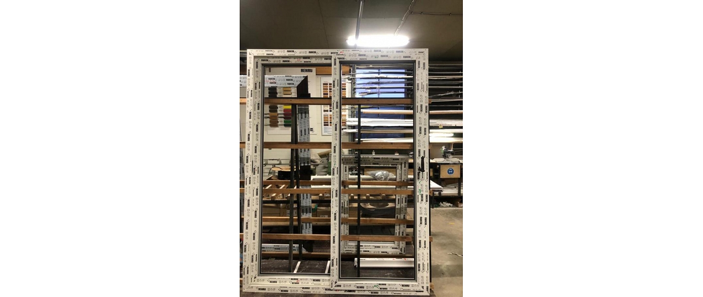 PVC window production