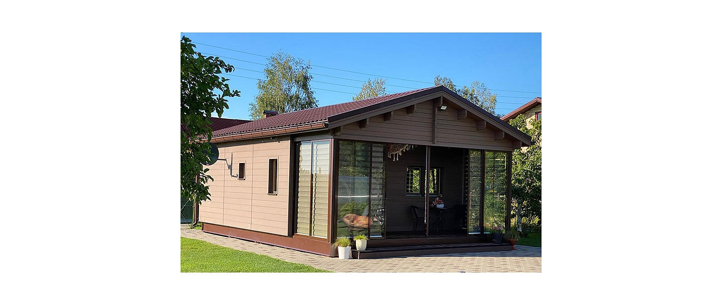 Composite material facades