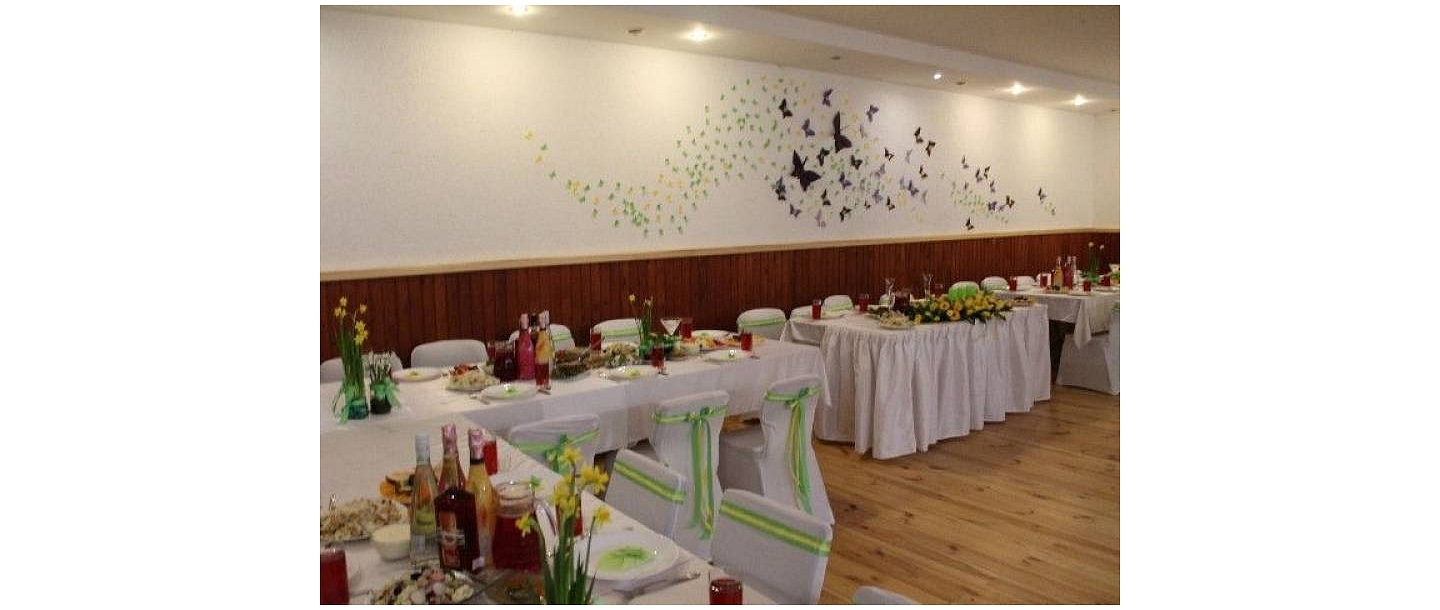 banquets in cafe premises