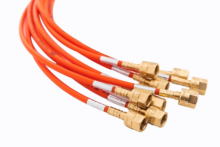 Capillary hoses, elastic