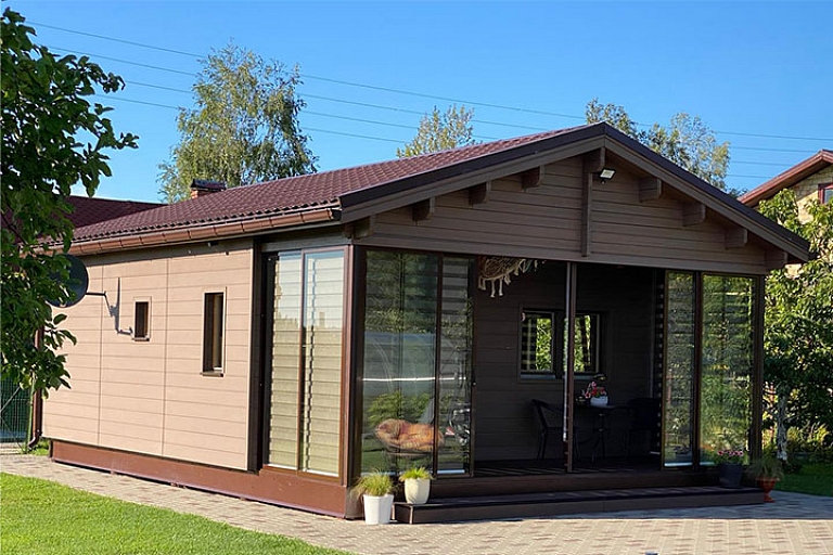 Composite material facades