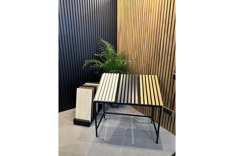 Natural wood sound absorption panels