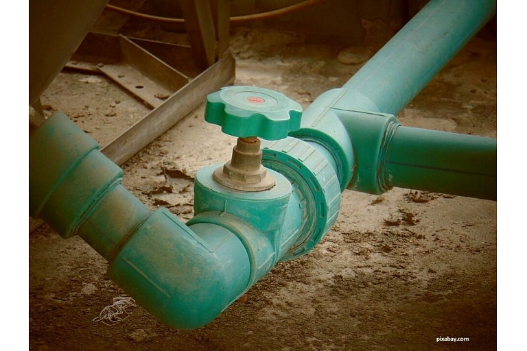 sewerage installation