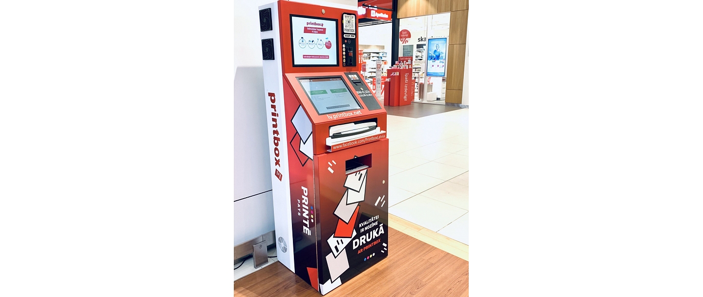 Printbox is a self-service kiosk for printing