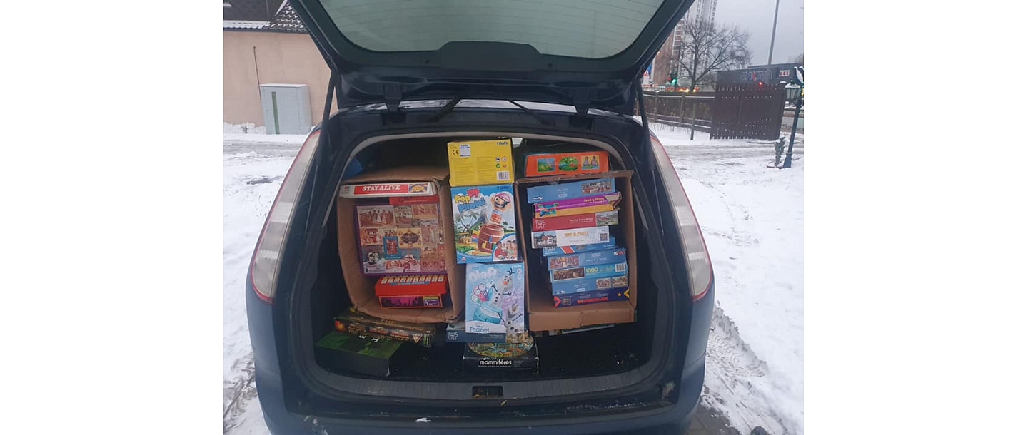 пожертвовать вещи