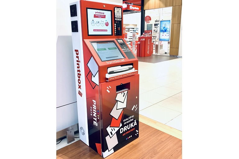 Printbox is a self-service kiosk for printing
