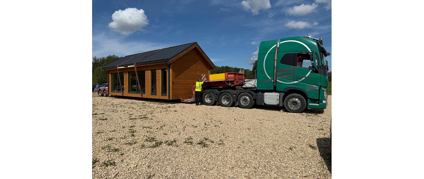 Modular house transportation