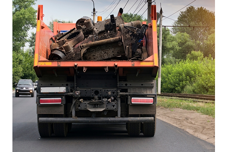 scrap metal transport