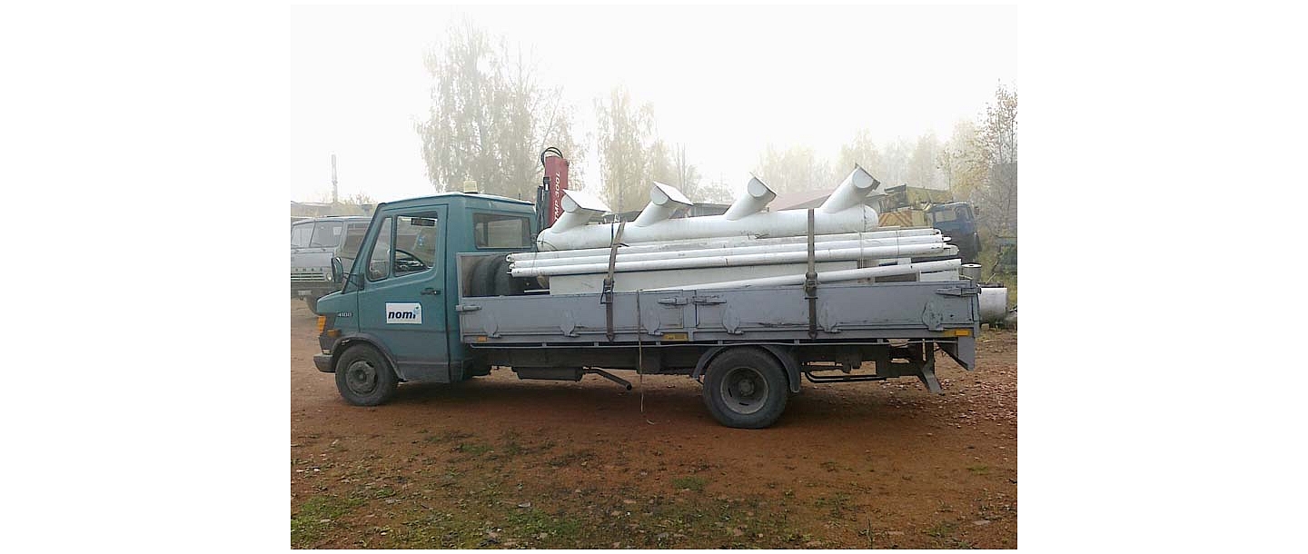 Transportation of pipes