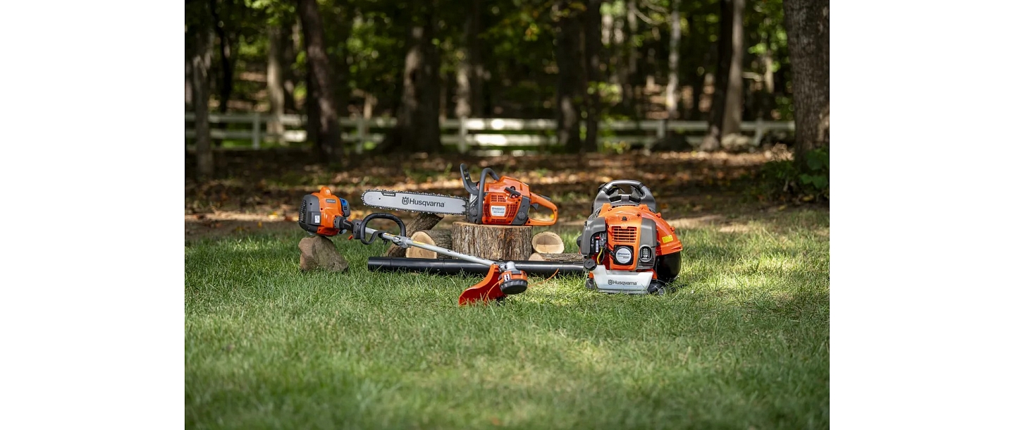 gasoline chainsaws and leaf blowers