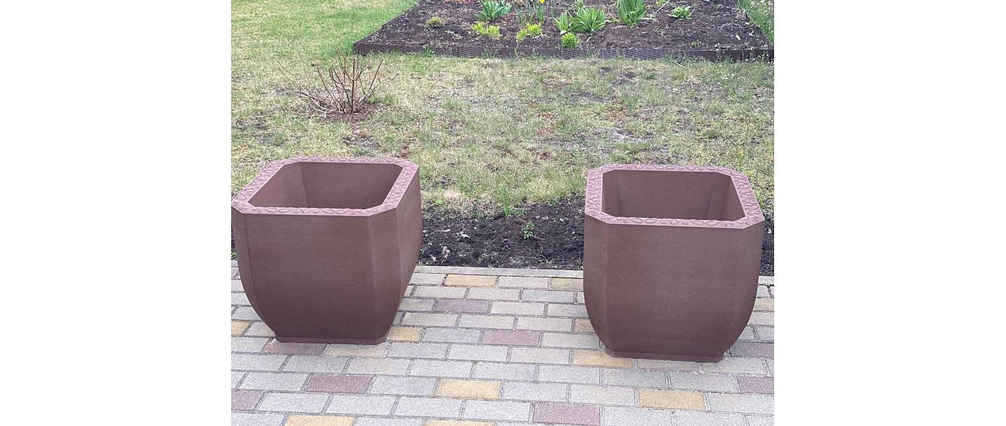 concrete flower box