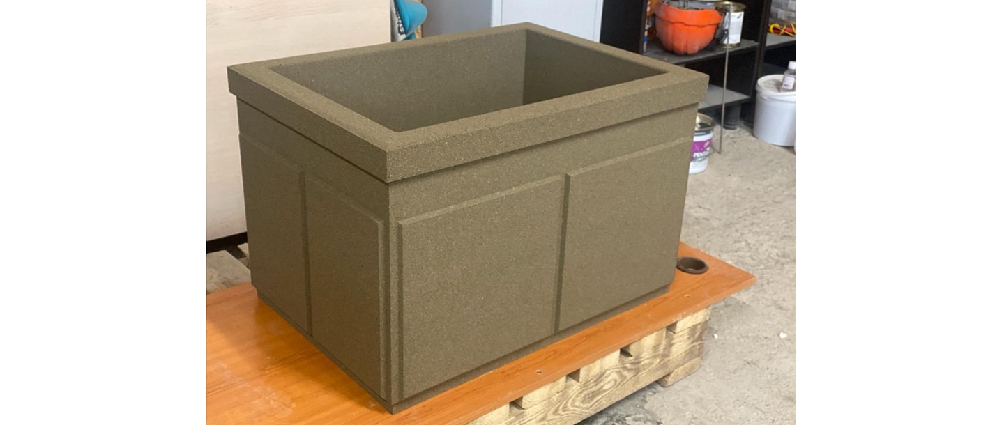 concrete flower box