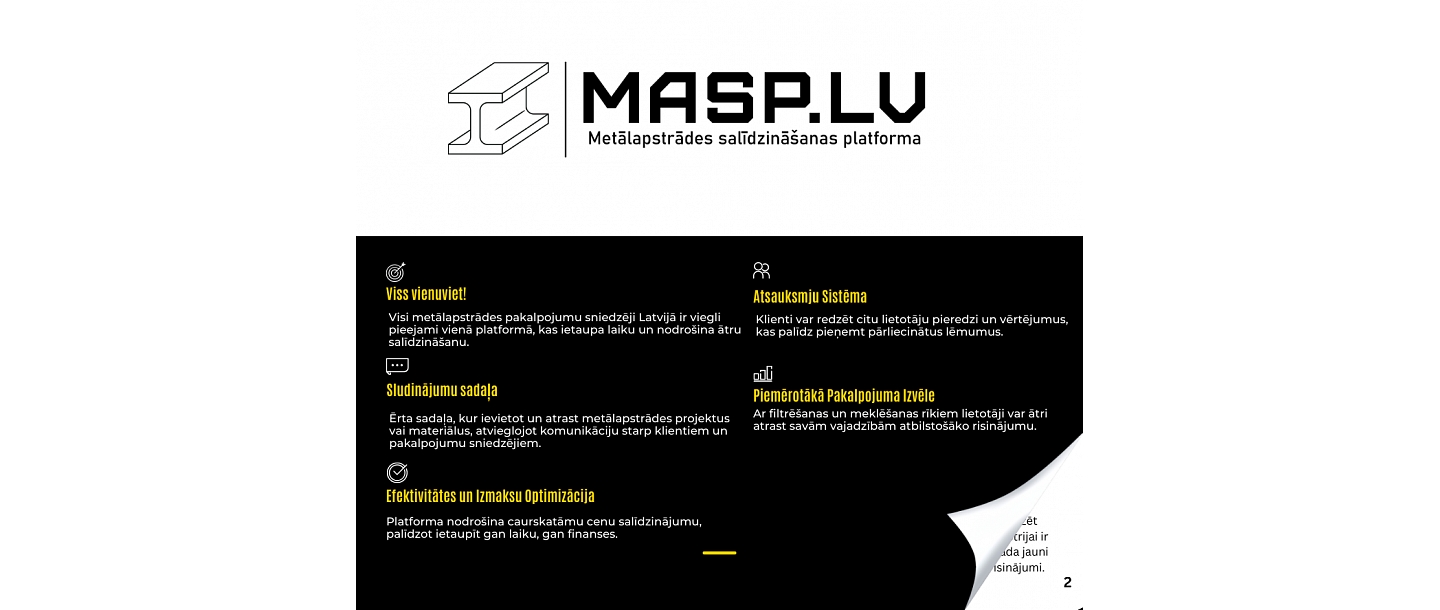 MASP.LV metālapstrādes pakalpojumi Latvijā