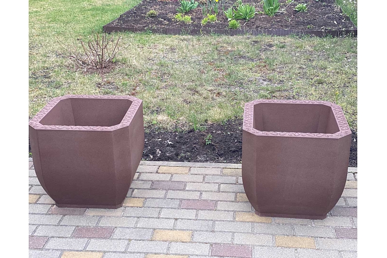 concrete flower box