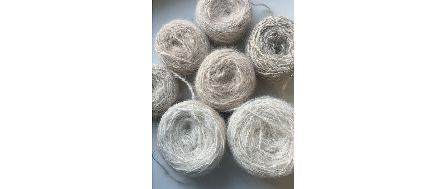Yarn for knitting and crocheting