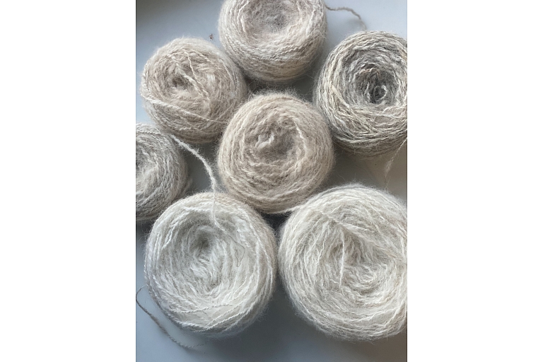 Yarn for knitting and crocheting