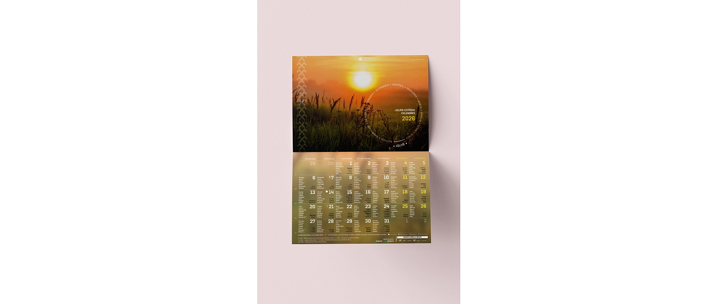 Wall calendar