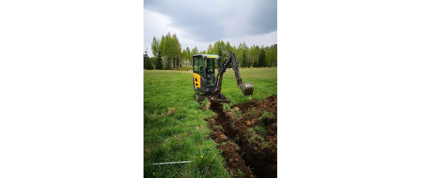 ekskavatora pakalpojumi