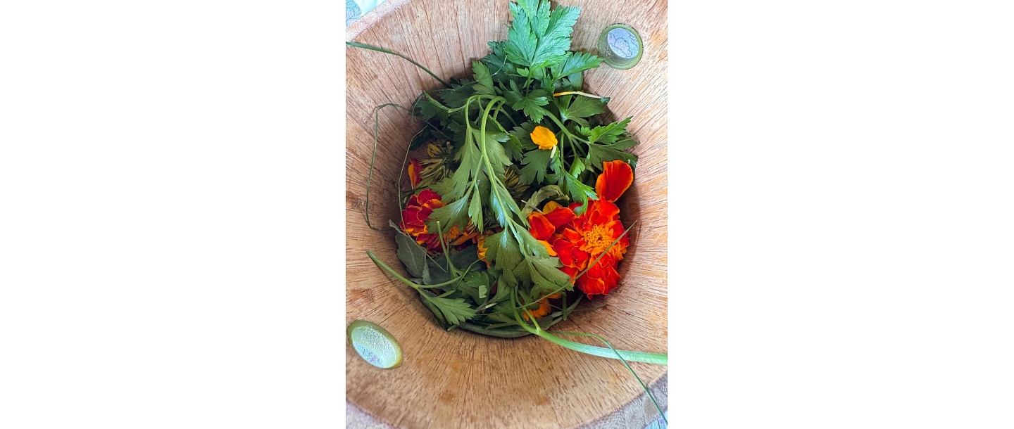 Herbal therapy in the sauna