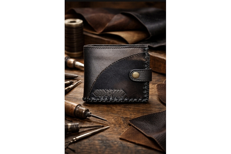 Кожаные кошельки на заказ