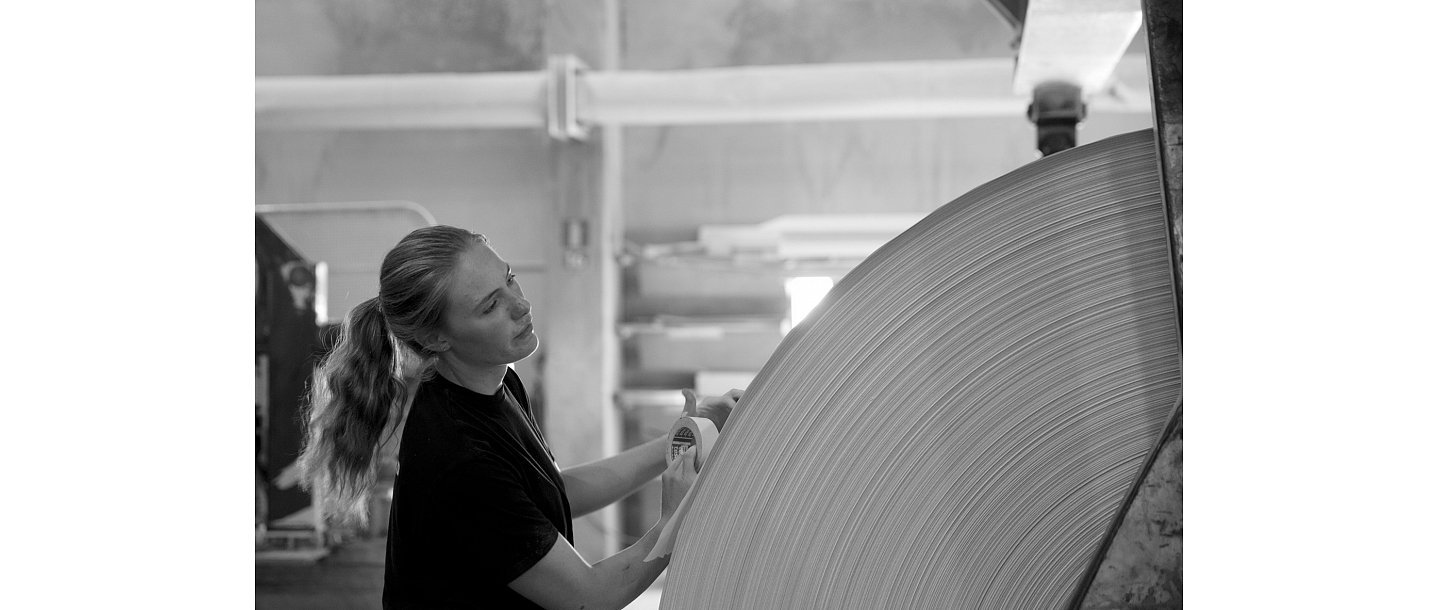 Production of book paper