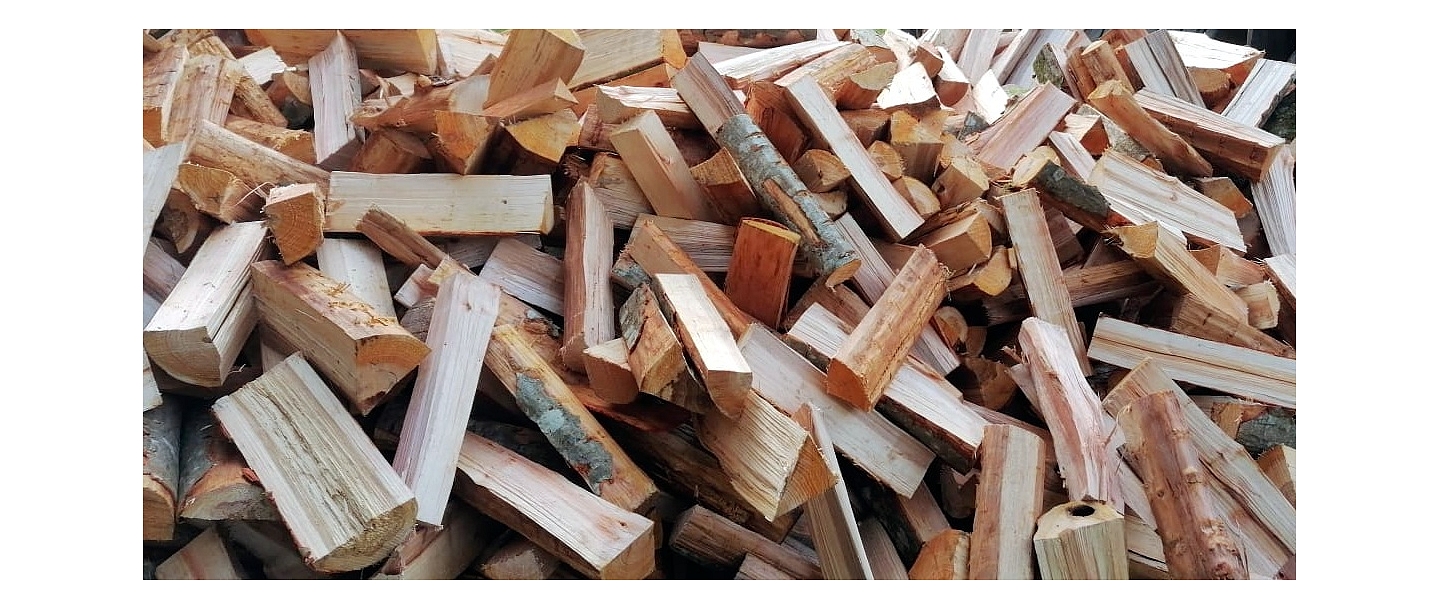 Chopped firewood