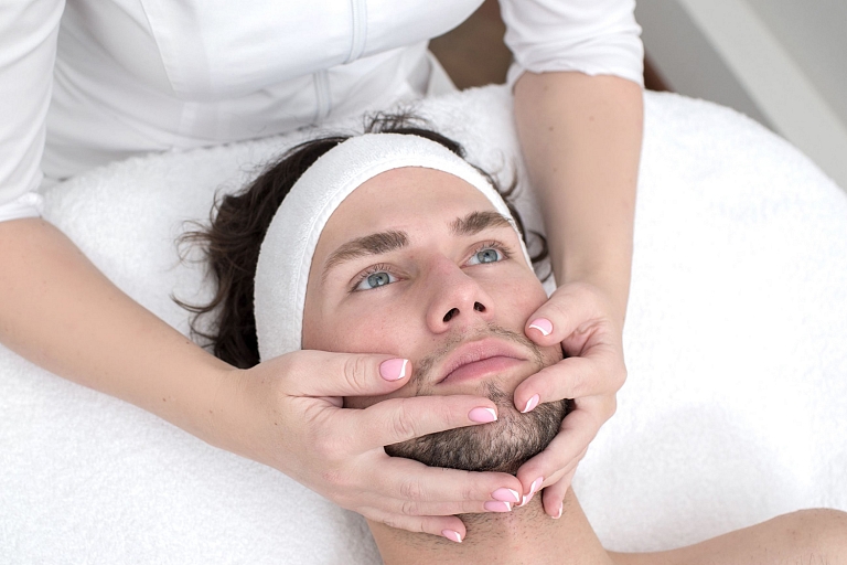 Modeling facial massage