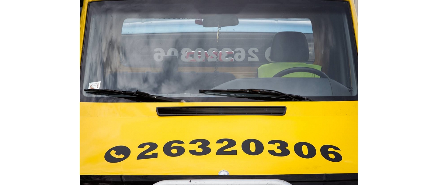 Car evacuation service. Cesis