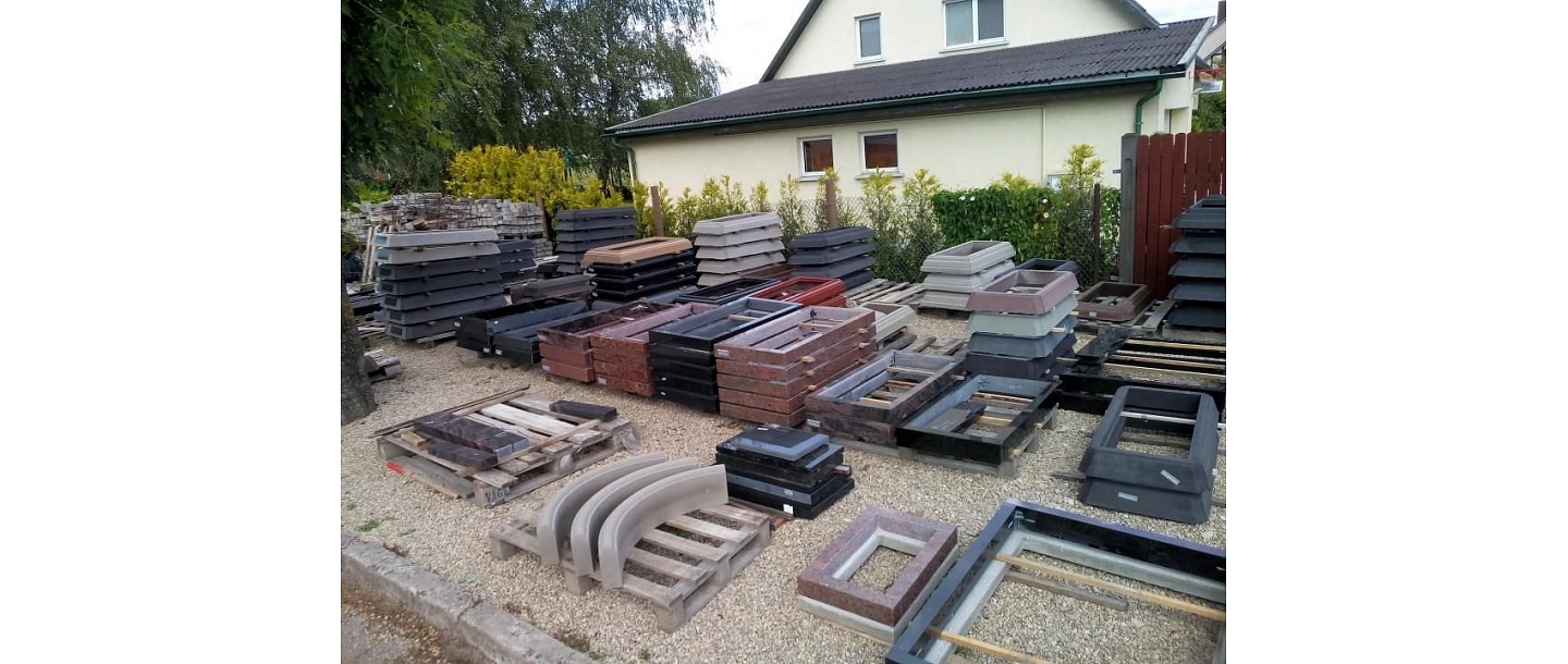 Grave stones, monuments
