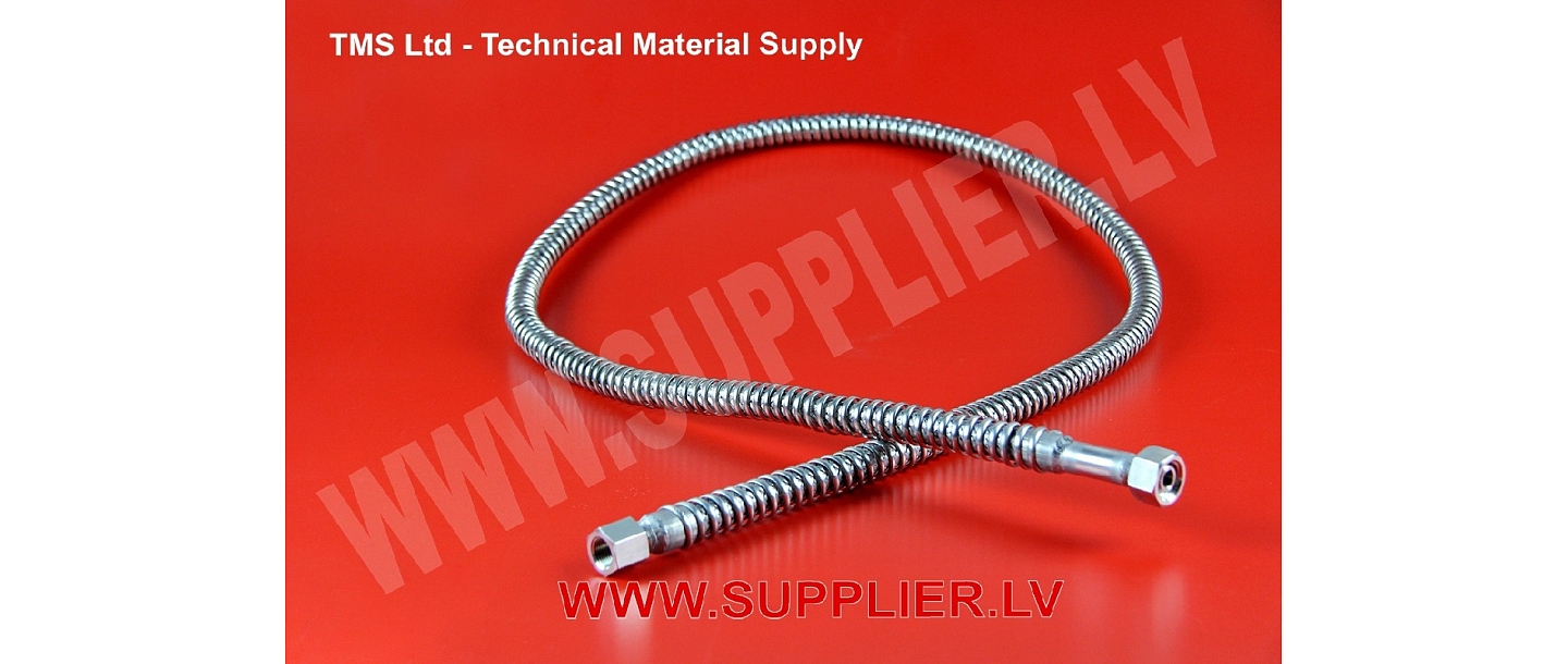 Corrugated stainless steel hoses