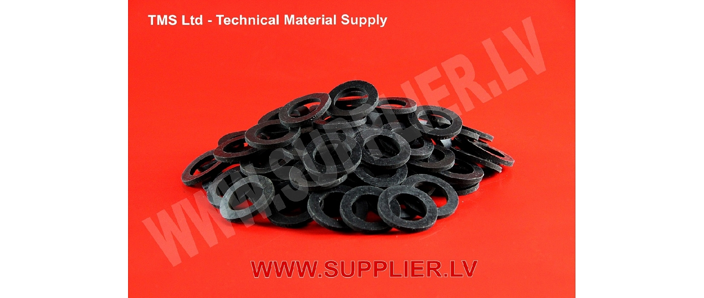 Rubber spacers / gaskets for screw type connections