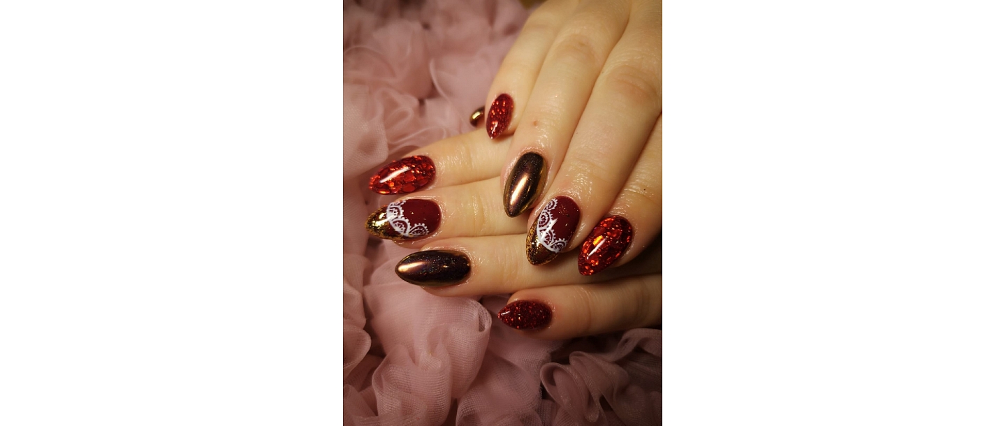 Manicure with gel polish